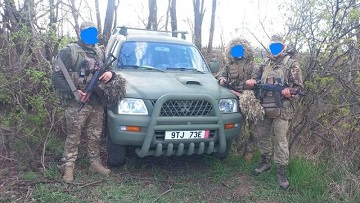 We Delivered an L200 Pickup, Camouflage Nets, and Trench Candles to Frontline Soldiers