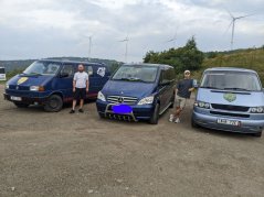 Předání evakuačních aut pro 71. jägerskou brigádu a 65. OMBR, ZSU