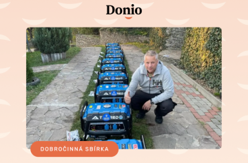 Donio Charity Fundraiser: Power generators for Ukraine II.