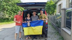 Květnovou cestu na Ukrajinu v offroadu jménem David svými slovy popisuje Honza Riedl