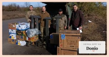 Donio sbírka: Zákopová kamna pro Ukrajinu